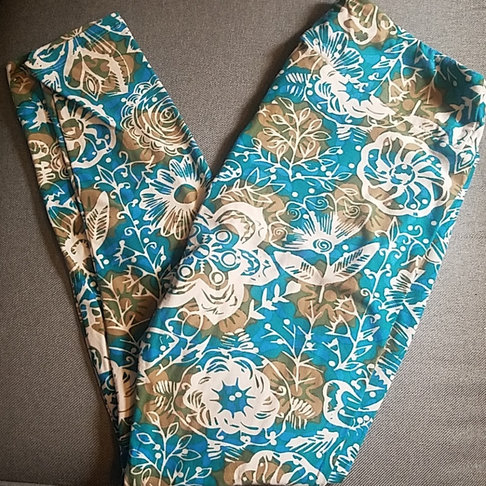 Lularoe TC floral leggings
